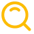 magnifying glass icon decorative